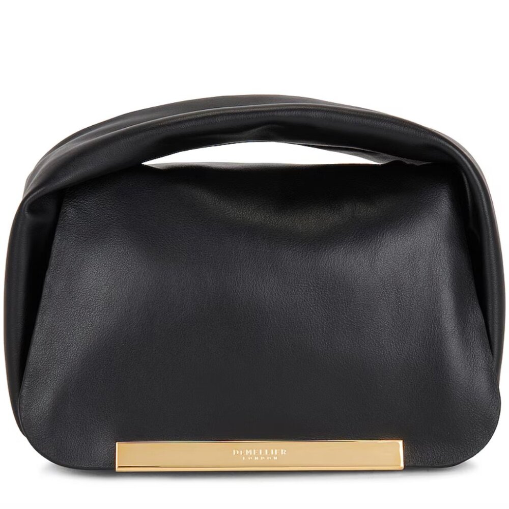 DeMellier Mini Lisbon Bag – Black Leather Crossbody